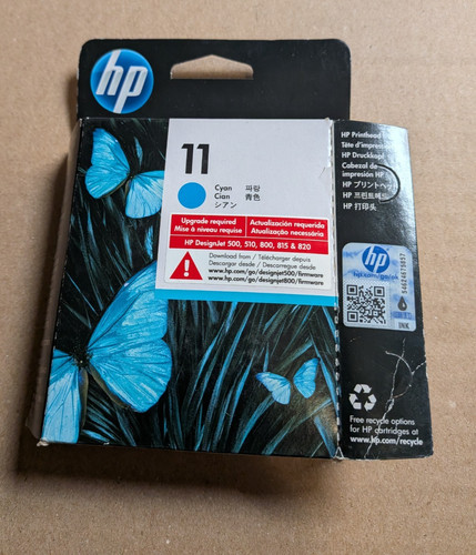 Genuine cyan printhead - hp,